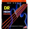 DR Strings Neon NOB-40 Long Scale Orange 40-100 Light