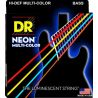 DR Strings Neon NMCB-45 Long Scale Multi-Color 45-105 Medium