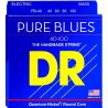 DR Strings Pure Blues PB-40 Long Scale 40-100 Light Light
