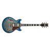 Ibanez AM93QA-JBB Hollow Body Guitarra Eléctrica Jet Blue Burst