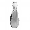Estuche de violín Artist Dynamic Rocket con bolsa para partituras 4 4 Aluminio Cepillado