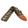 Gaucho GST-1280-9 Correa Auténtico Deluxe Tradicional 50mm Hebilla latón BK GN