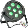 Ibiza Light THINPAR7X6-RGBW Foco Par 7 LED RGBW 6W Extraplano 