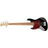 Sadowsky MetroExpress 21 Fret Hyprid PJ Morado 5 Zurdo Solid Black High Polish