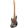 Sadowsky MetroExpress 21 Fret Hyprid PJ Morado 5 Zurdo Solid Black High Polish