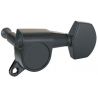 Dr Parts EMH7002BK R6 Clavijero Guitarra Eléctrica Negro
