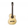 Antonio de Toledo Josémi Carmona con cutaway y previo con efectos Guitarra flamenca blanca 