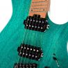 Cort SPACE G6MS SGTQ Guitarra Eléctrica Headless con funda Semi Gloss Turquoise