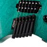 Cort SPACE G6MS SGTQ Guitarra Eléctrica Headless con funda Semi Gloss Turquoise