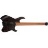 Cort SPACE G6MS SGTK Guitarra Eléctrica Headless con funda Semi Gloss Trans Black