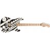 EVH Striped Series Circles Guitarra Eléctrica White and Black