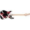 EVH Striped Series Circles Guitarra Eléctrica White and Black