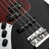 Sadowsky MetroExpress 21 Fret Hybrid PJ Maple 4 Zurdo Solid Black High Polish Bajo Eléctrico