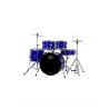 Mapex Comet Batería Acústica 22" Indigo Blue con Herrajes, Platos y Baquetas