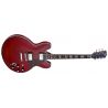 SX SEL6CTRD Archtop Transparent Red Guitarra Eléctrica