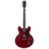 SX SEL6CTRD Archtop Transparent Red Guitarra Eléctrica
