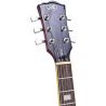 SX SEL6FOTRD Semicaja Transparent Red Guitarra Eléctrica