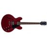 SX SEL6TRD Semicaja Transparent Red Guitarra Eléctrica