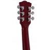 SX SEL6TRD Semicaja Transparent Red Guitarra Eléctrica