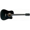 Memphis FG02941CBK Cutaway Guitarra Acústica Negra