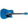 Memphis FG02941CBL Cutaway Guitarra Acústica Azul