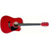 Memphis FG02941CRD Cutaway Guitarra Acústica Roja