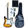 Memphis YSKG01SB Stratocaster Sunburst Pack Guitarra Eléctrica