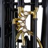 ZO Plastic ABS ZTU-C20 Do 001 Tuba 3 4 Plástico Negro