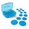 SlapKlatz PRO - 12 Gel Pads w PRO case - Blue Ice