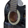 Memphis FT951C Guitarra Clásica Negra Cutway