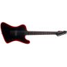 ESP LTD Phoenix 7B Black Metal II Black Red Burst Satin
