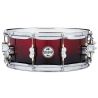 PDP Concept Maple 5.5x14 Snare Red to Black Fade Lacquer Caja Batería