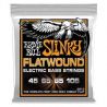 Compra ERNIEBALL JUEGO BAJO ENTORCHADO PLANO SLINKY HYBRID 45-105 al mejor precio