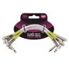 Compra ERNIEBALL CABLE INTERLINK JACK-JACK Ángulo Plano Blanco - 15,24m (PACK de 3) al mejor precio