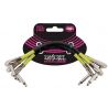 Compra ERNIEBALL CABLE INTERLINK JACK-JACK Ángulo Plano Negro - 15,24m (PACK de 3) al mejor precio