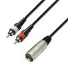 Compra Adam Hall K3YMCC0100 Cable XLR macho a 2 RCA macho 1m al mejor precio