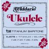 Compra daddario ej87b titanium ukulele baritone al mejor precio