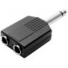 Compra EK Audio A089 Adaptador Dual Jack Mono 1/4 Hembra x 2-Jack Mono 1/4 al mejor precio