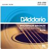 Compra DADDARIO EJ16 PHOSPHOR BRONZE LIGHT [12-53] al mejor precio