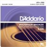 Compra daddario ej26 - phosphor bronze custom light [11-52] al mejor precio
