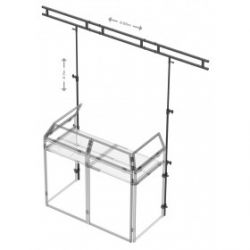 Vonyx DB3L Puente de luces para mesa DJ DB3