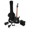 Oferta pack de guitarra electrica Ibanez IJRX20-BKN Black Night