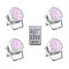Oferta Pack de 4 Focos LED Cameo ROOT PAR 4 WH SET al mejor precio