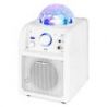 Vonyx SBS50W BT Bafle Karaoke blanco con bola LED