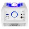 Vonyx SBS50W BT Bafle Karaoke blanco con bola LED