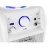 Vonyx SBS50W BT Bafle Karaoke blanco con bola LED