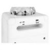 Vonyx SBS50W BT Bafle Karaoke blanco con bola LED