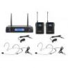 Comprar Vonyx WM62B 2 Micrófono inalámbrico UHF diadema al