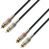 Adam Hall K3 TCC 0100 3Star 1m cable 2 RCA macho a 2 RCA macho