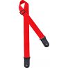 Compra Ortega CUERO ONS50STD-RD bandolera para guitarra y bajo roja al mejor precio